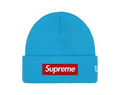 New Era x Supreme Box Logo Beanie Cyan (FW25)
