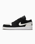 Air Jordan 1 Low Black White Diamond