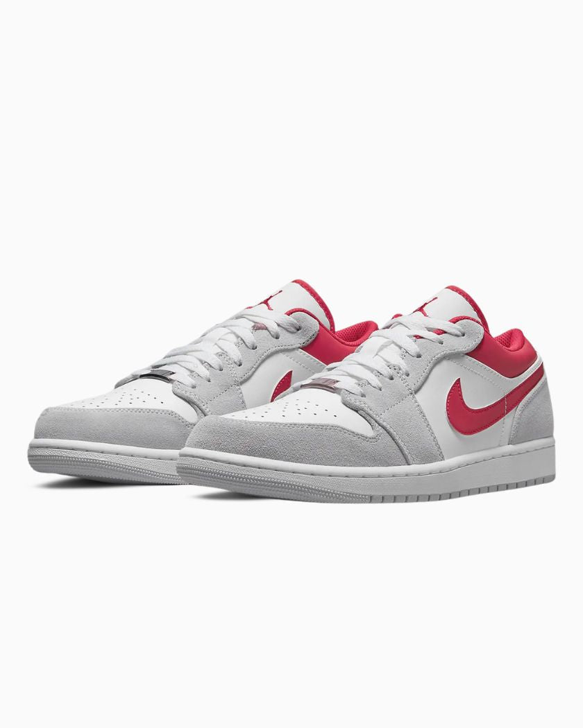 Air Jordan 1 Low SE Light Smoke Grey Gym Red