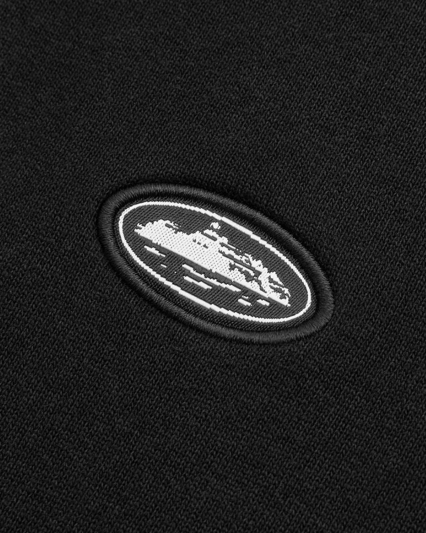 Corteiz Mini Island Zip Hoodie Black