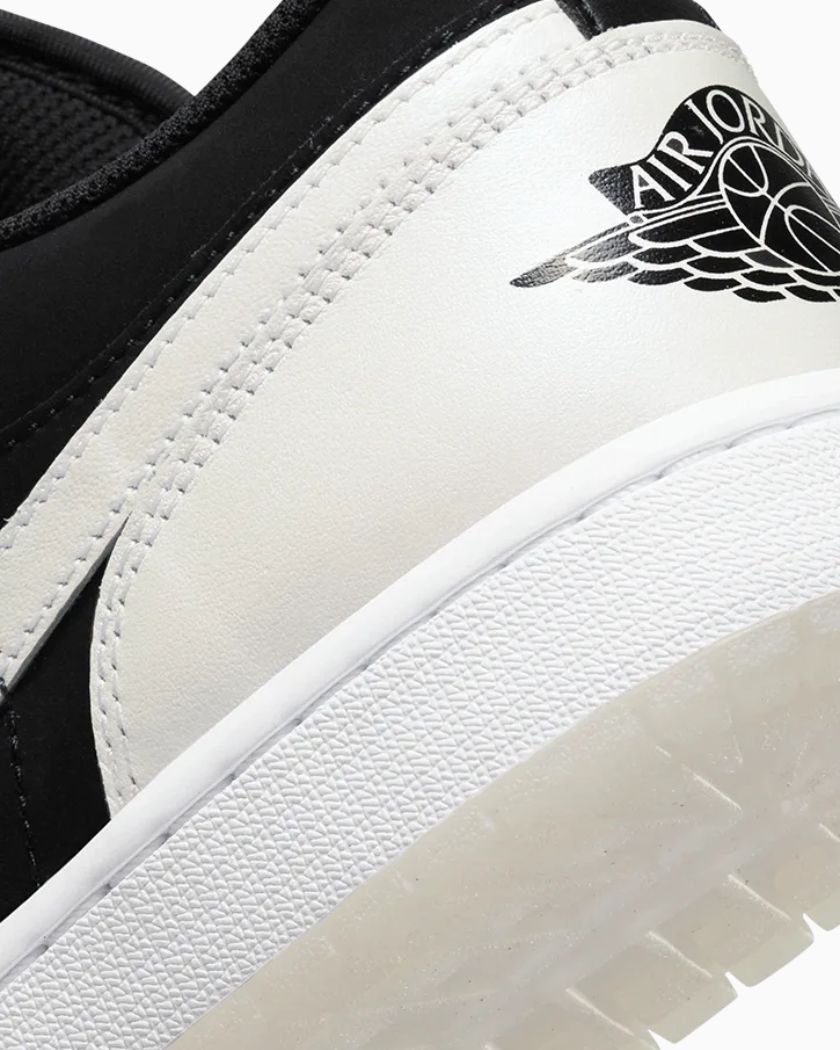 Air Jordan 1 Low Black White Diamond