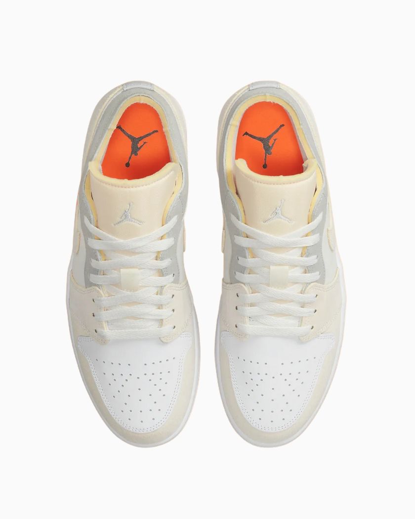 Air Jordan 1 Low Inside Out Cream White Light Grey