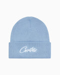 Corteiz Allstarz Folded Beanie Blue