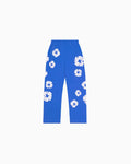 Denim Tears Cotton Wreath Baggy Sweatpants Blue