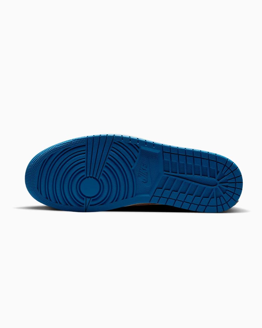Air Jordan 1 Retro Low OG SP Fragment x Travis Scott Sail Military Blue