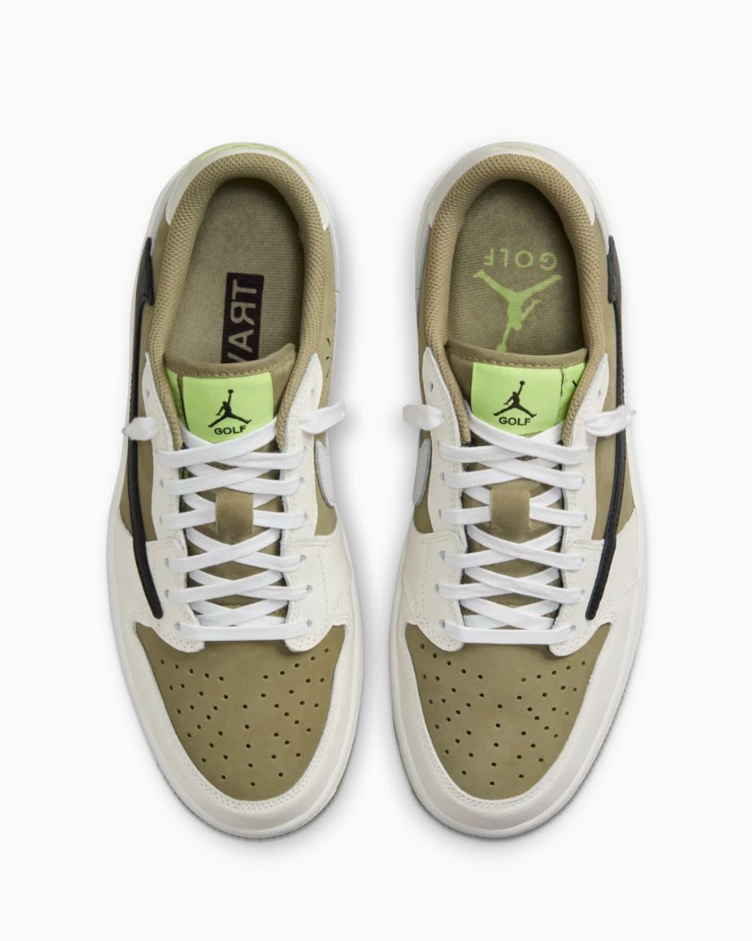Air Jordan 1 Retro Low Golf Travis Scott Neutral Olive