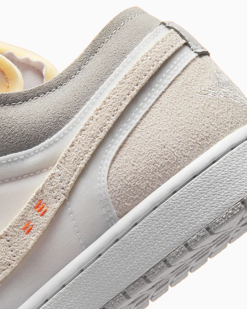 Air Jordan 1 Low Inside Out Cream White Light Grey
