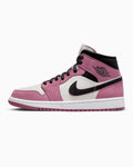 Air Jordan 1 Mid Light  Mulberry