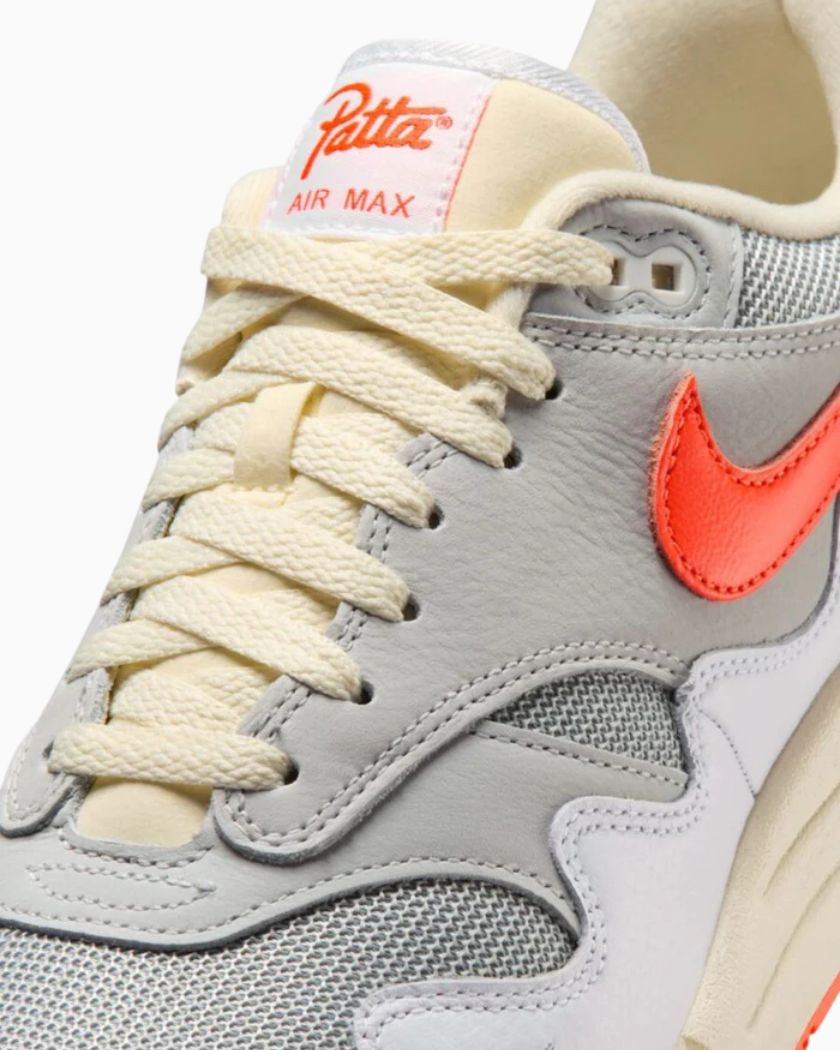 Nike Air Max 1 Patta Waves White Hyper Crimson