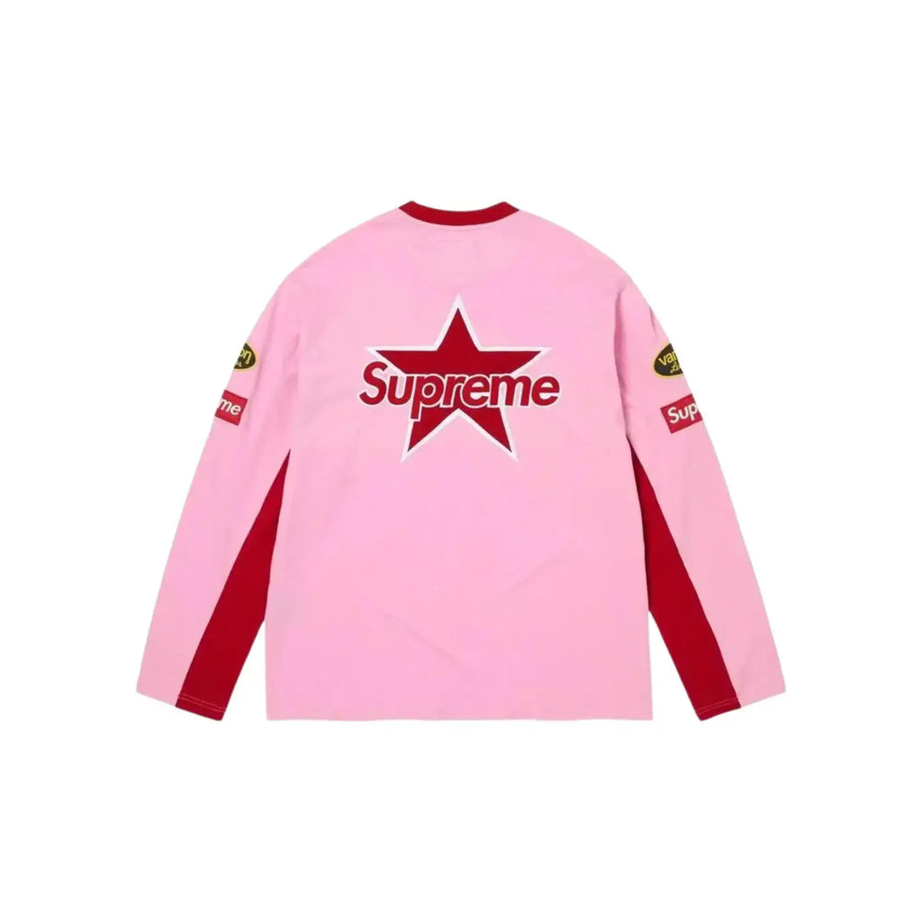 Supreme Vanson Leathers L/S Top Pink