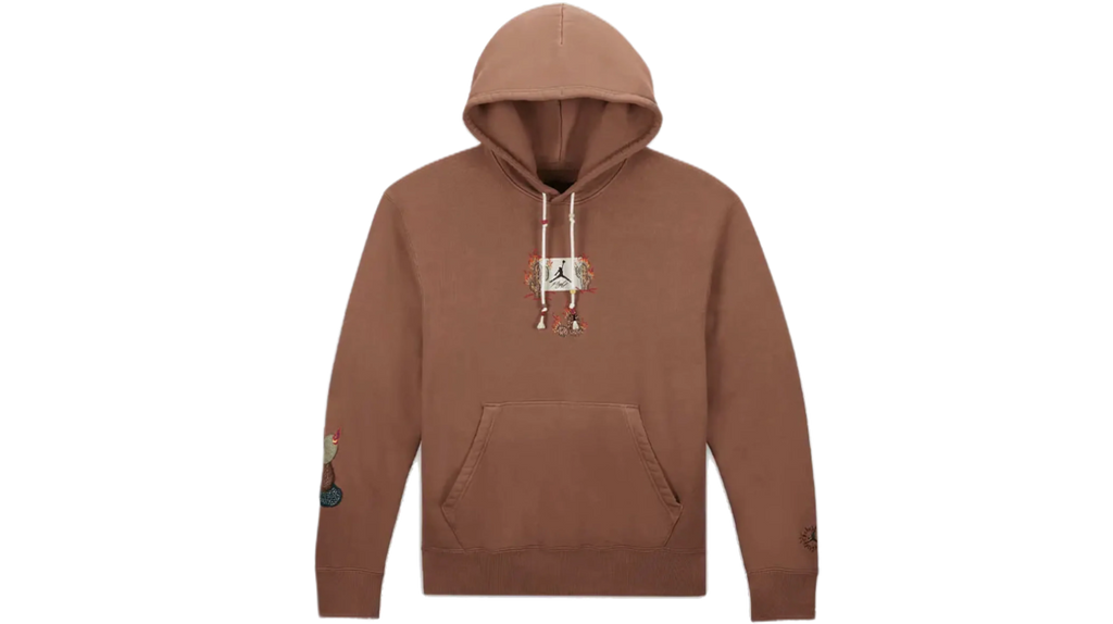 Travis Scott x Jordan Flight Graphic Hoodie Archaeo Brown