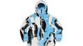 Supreme Penguins Hooded Fleece Jacket Blue