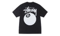 Stussy 8 Ball Pigment Dyed Tee Black