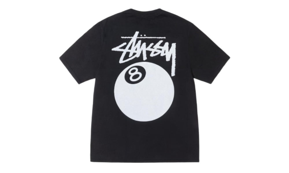 Stussy 8 Ball Pigment Dyed Tee Black