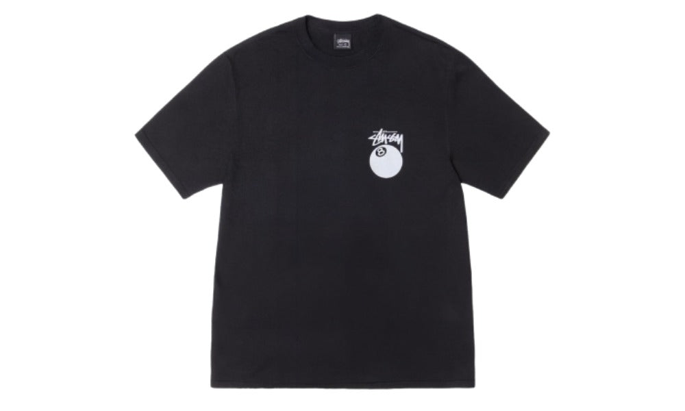 Stussy 8 Ball Pigment Dyed Tee Black