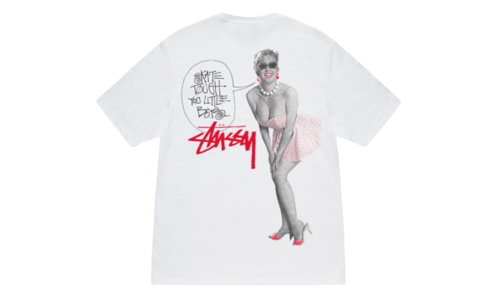 Stussy Skate Tough Tee White