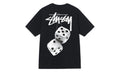 Stussy Fuzzy Dice Tee Black