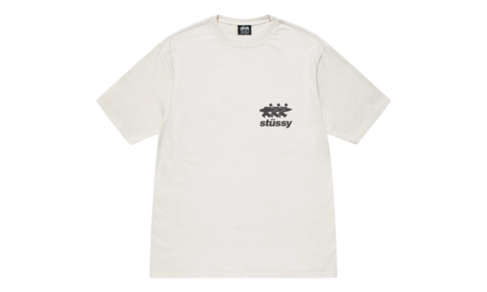 Stussy Surfwalk Pigment Dyed Tee Natural