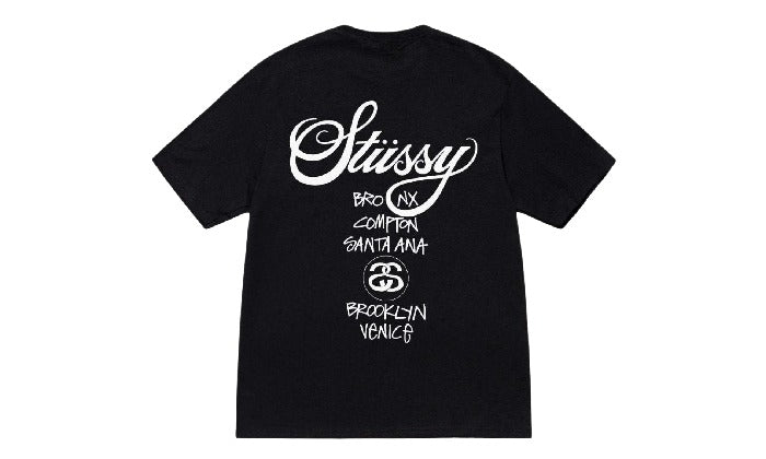 Stussy World Tour T-shirt Black