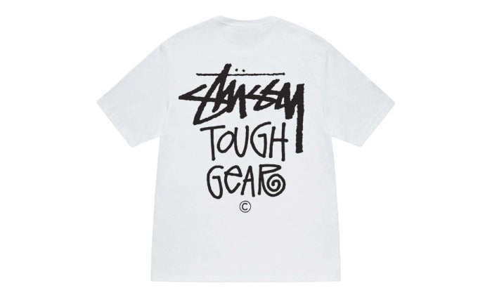 Stussy Tough Gear Tee White