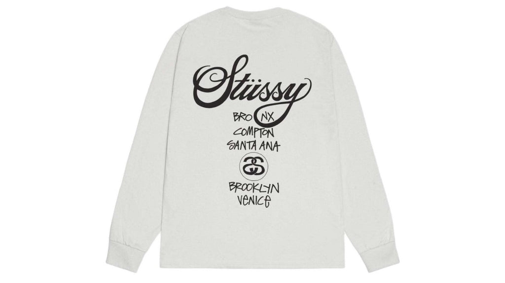 Stussy World Tour L/S Tee Fog