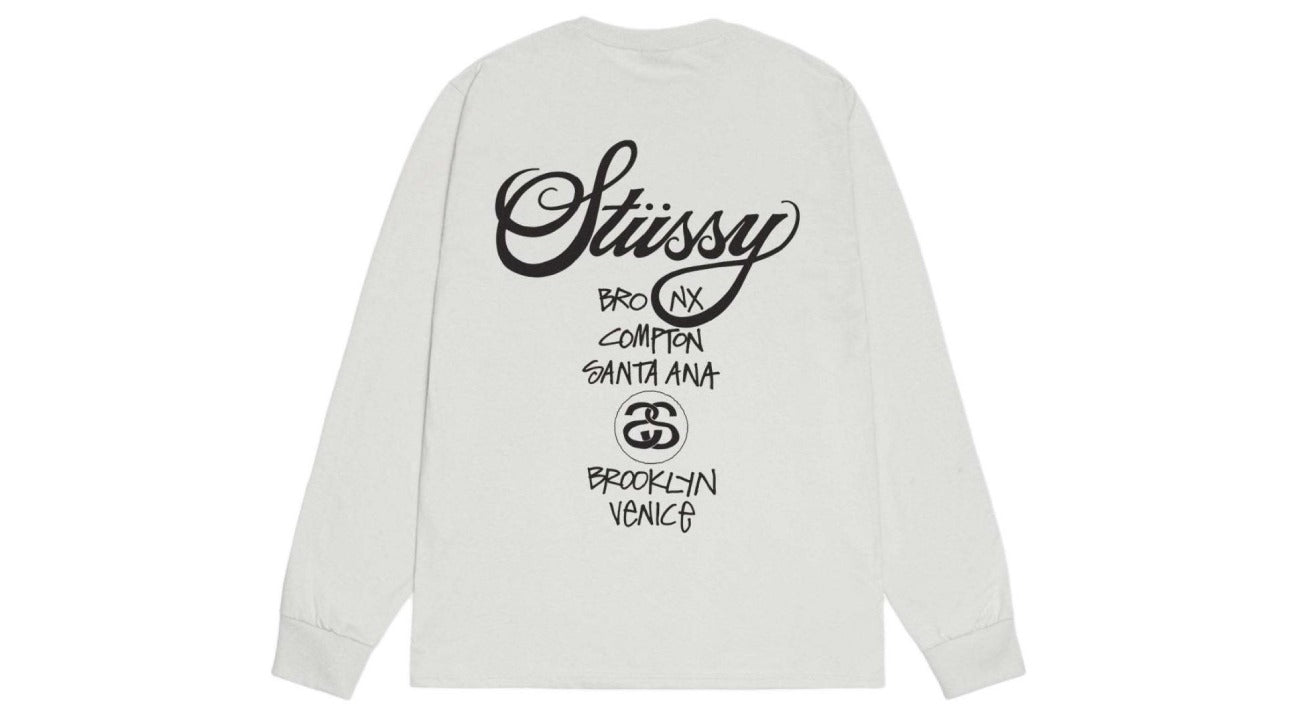 Stussy World Tour L/S Tee Fog