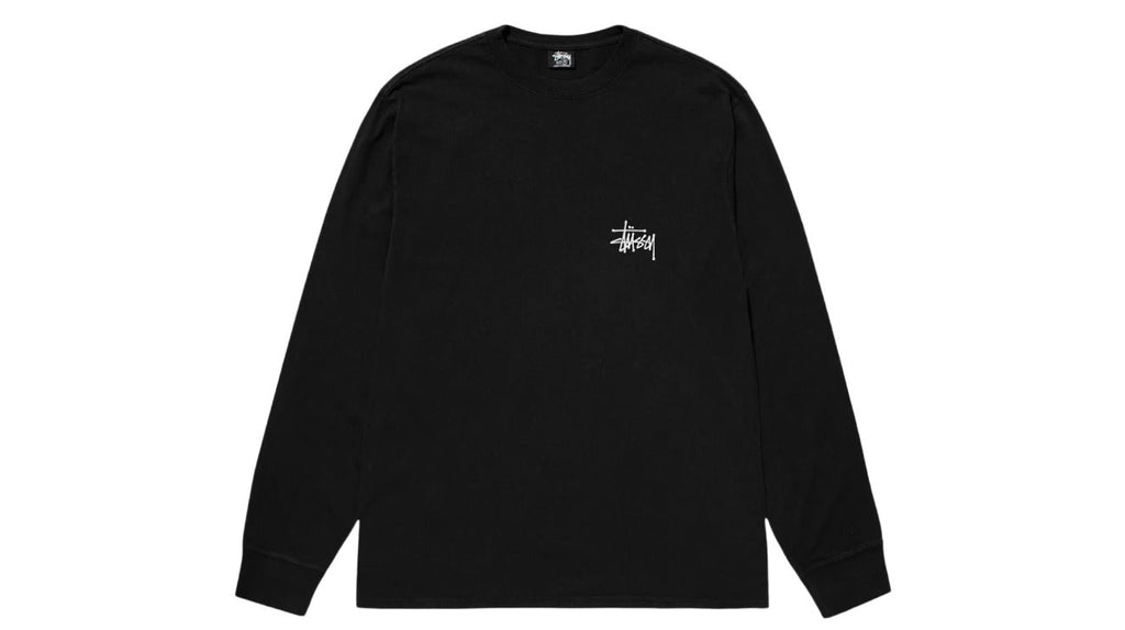 Stussy Basic L/S Tee Black
