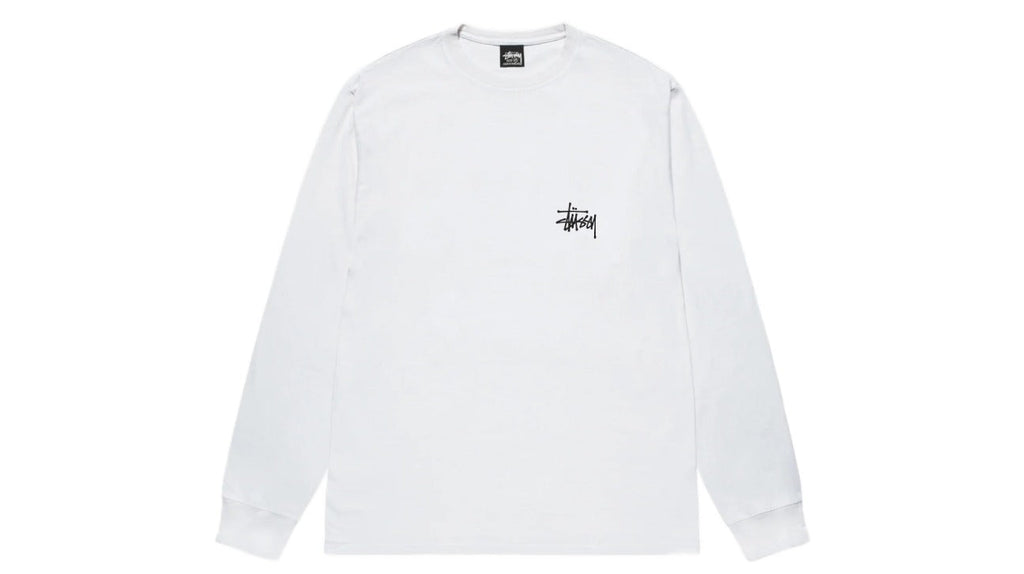Stussy Basic L/S Tee  White