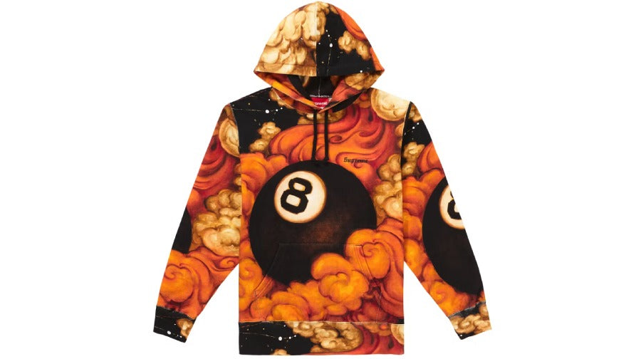 Supreme Martin Wong 8 Ball Hooded Sweatshirt Multi