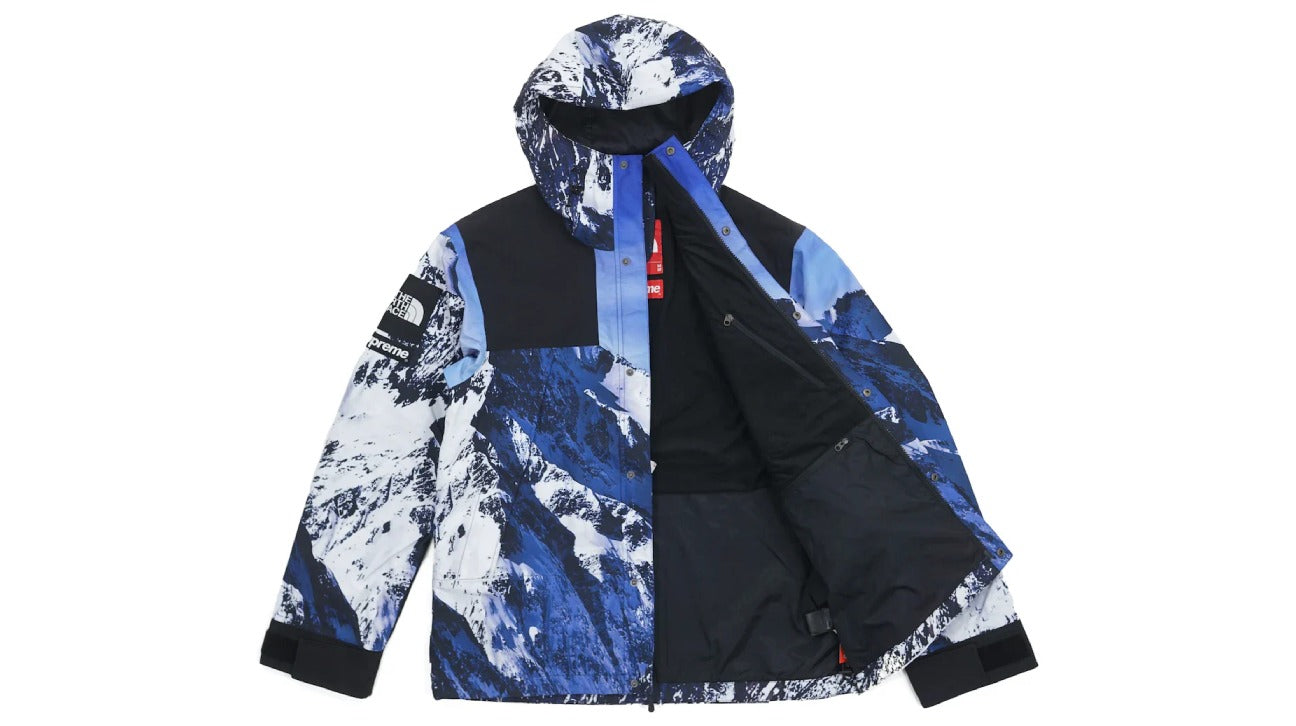 Supreme The North Face Mountain Parka Blue/White