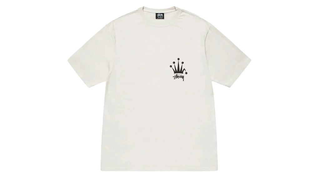 Stussy Regal Crown Pigment Dyed T-shirt Natural