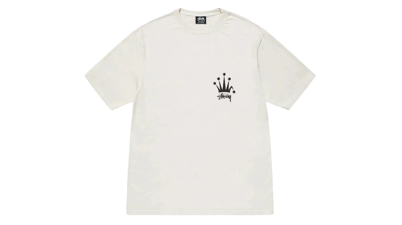 Stussy Regal Crown Pigment Dyed T-shirt Natural