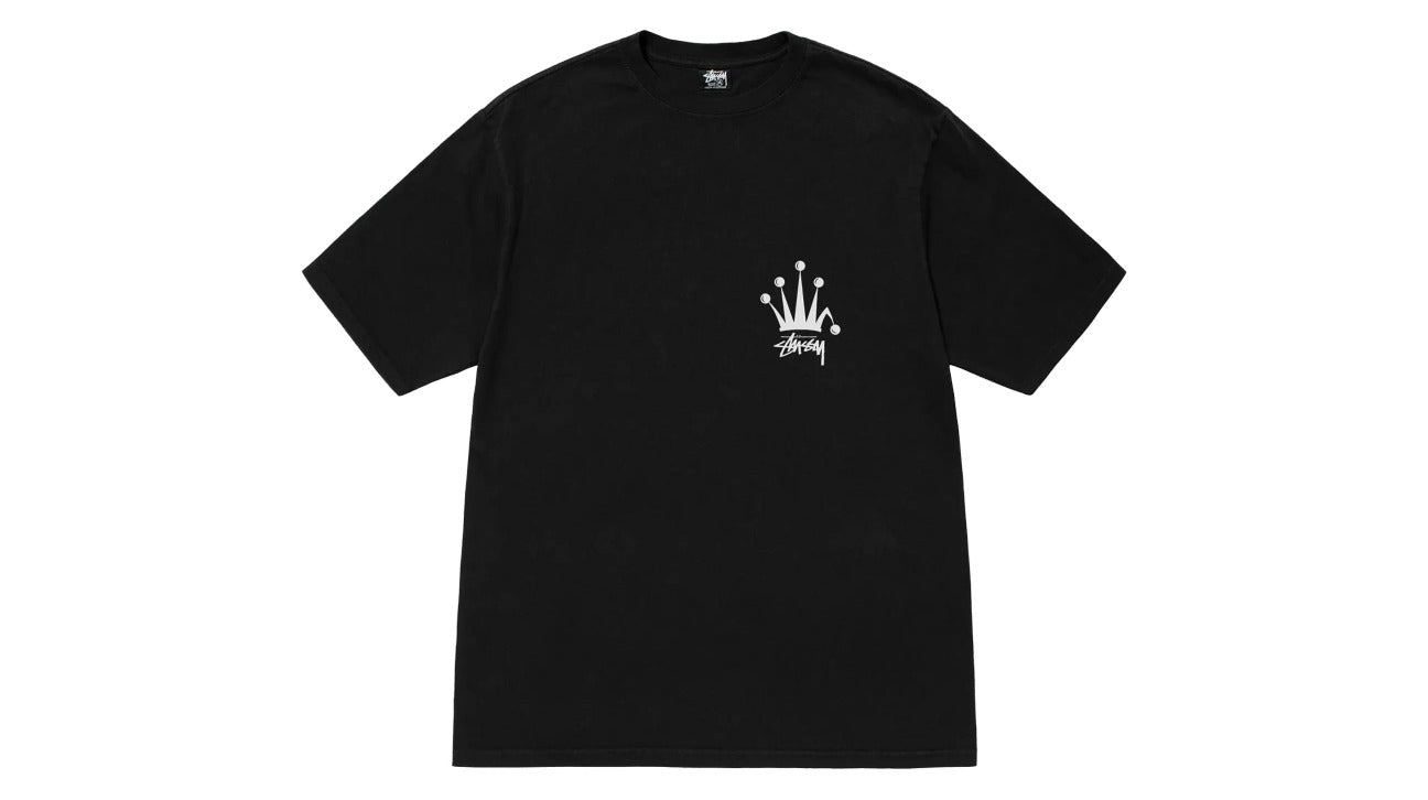 Stussy Regal Crown Pigment Dyed T-shirt Black