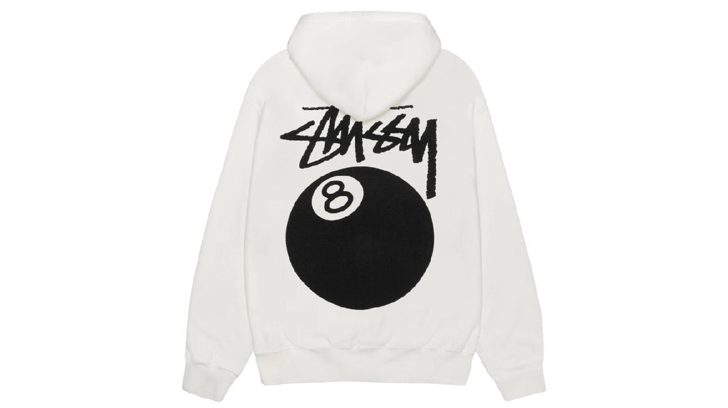 Stussy 8 Ball Pigment Dyed Hoodie Natural