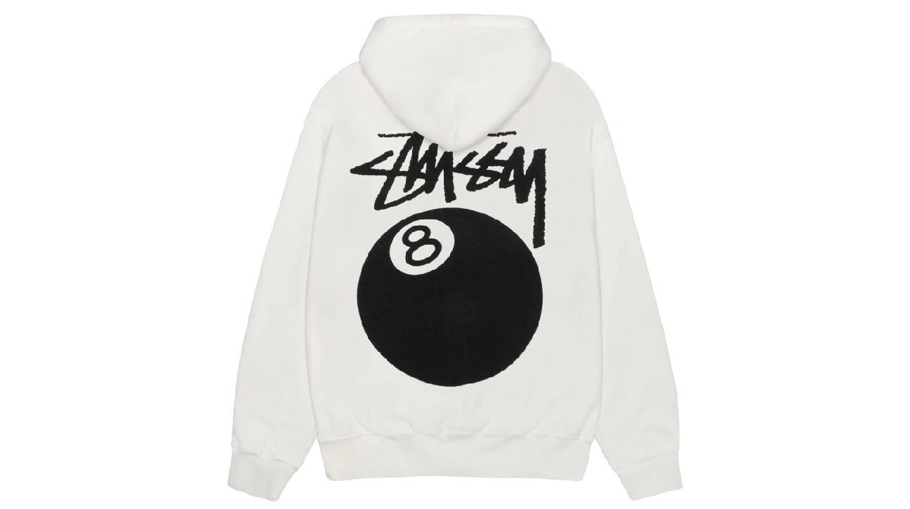 Stussy 8 Ball Pigment Dyed Hoodie Natural