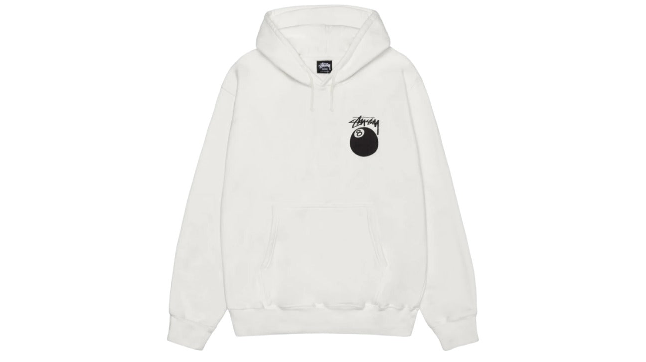 Stussy 8 Ball Pigment Dyed Hoodie Natural