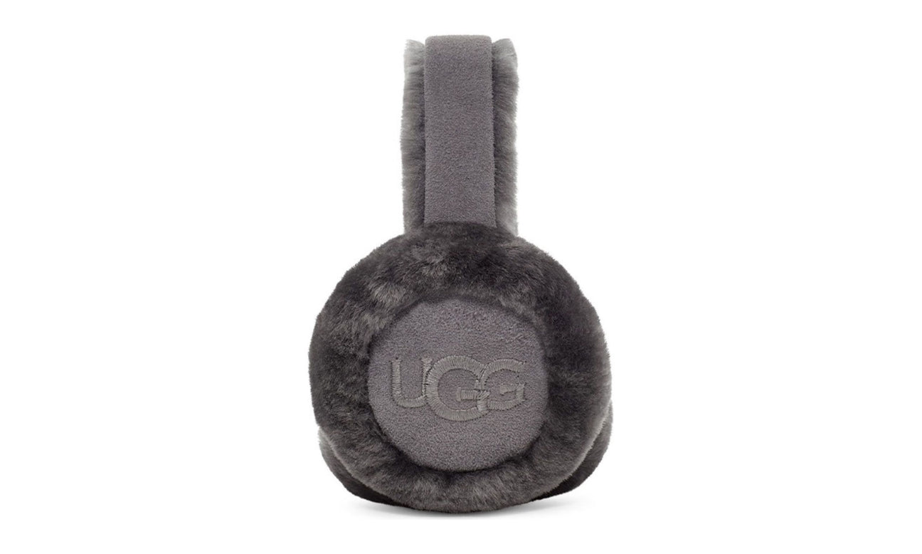 UGG Sheepskin Embroidery Earmuff Grey
