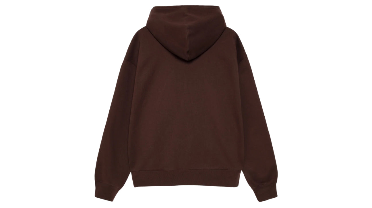 Stussy x Nike Stone Washed Fleece Zip Hoodie (FW25) Dark Cinder
