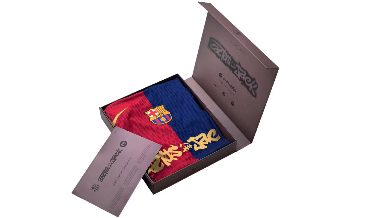 FC Barcelona x Travis Scott Limited Edition Match Home 2024/25 Jersey Blue/Scarlet