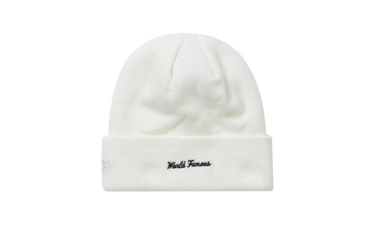 Supreme New Era Box Logo Beanie (FW21) White