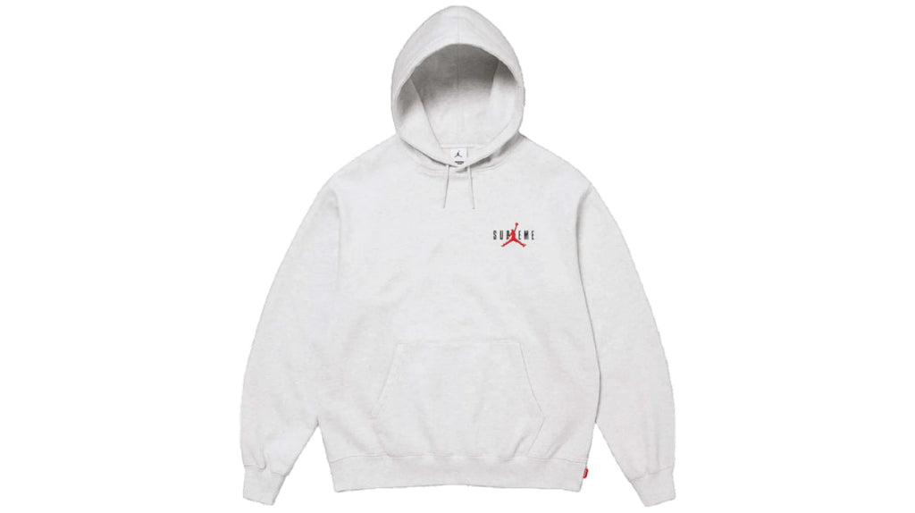 Supreme x Jordan Hooded Sweatshirt (FW24) Ash Grey