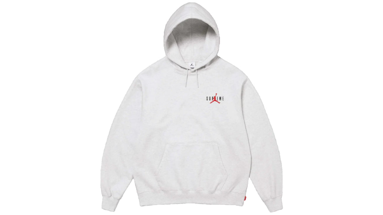 Supreme x Jordan Hooded Sweatshirt (FW24) Ash Grey