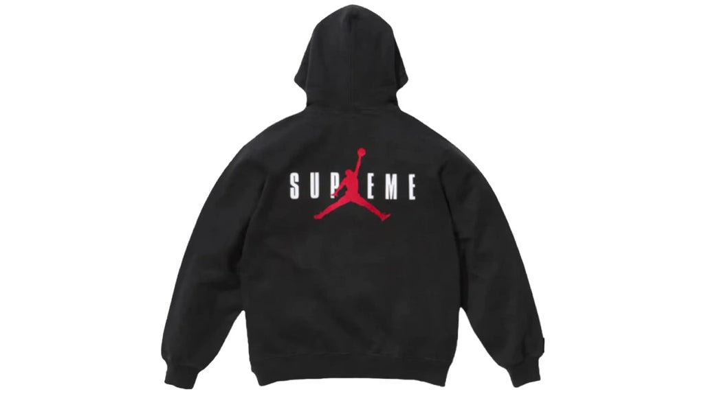 Supreme x Jordan Hooded Sweatshirt (FW24) Black