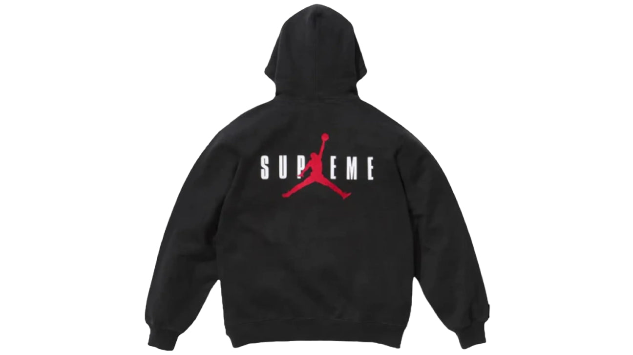 Supreme x Jordan Hooded Sweatshirt (FW24) Black