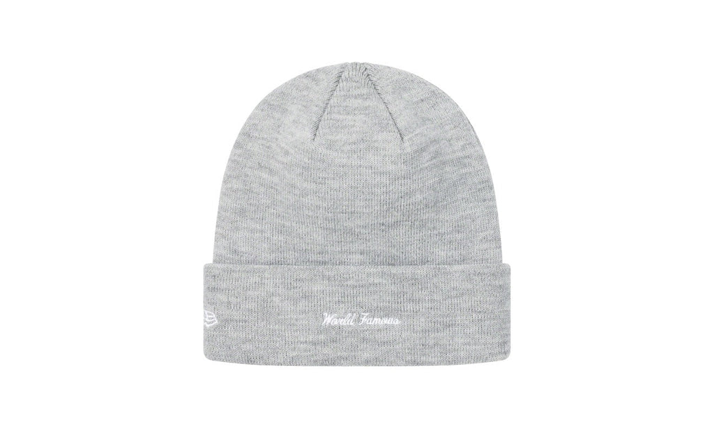 Supreme New Era Box Logo Beanie (FW19) Heather Grey