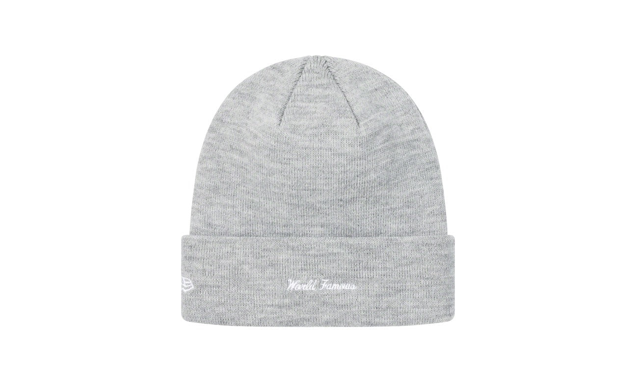 Supreme New Era Box Logo Beanie (FW19) Heather Grey