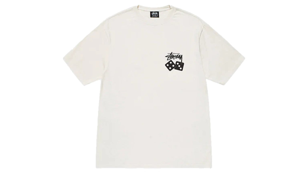Stussy Dice Pigment Dyed Tee Natural
