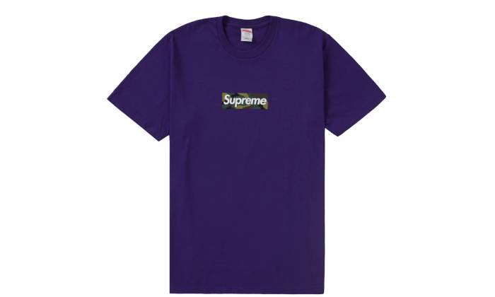 Supreme Box Logo Tee (FW23) Purple