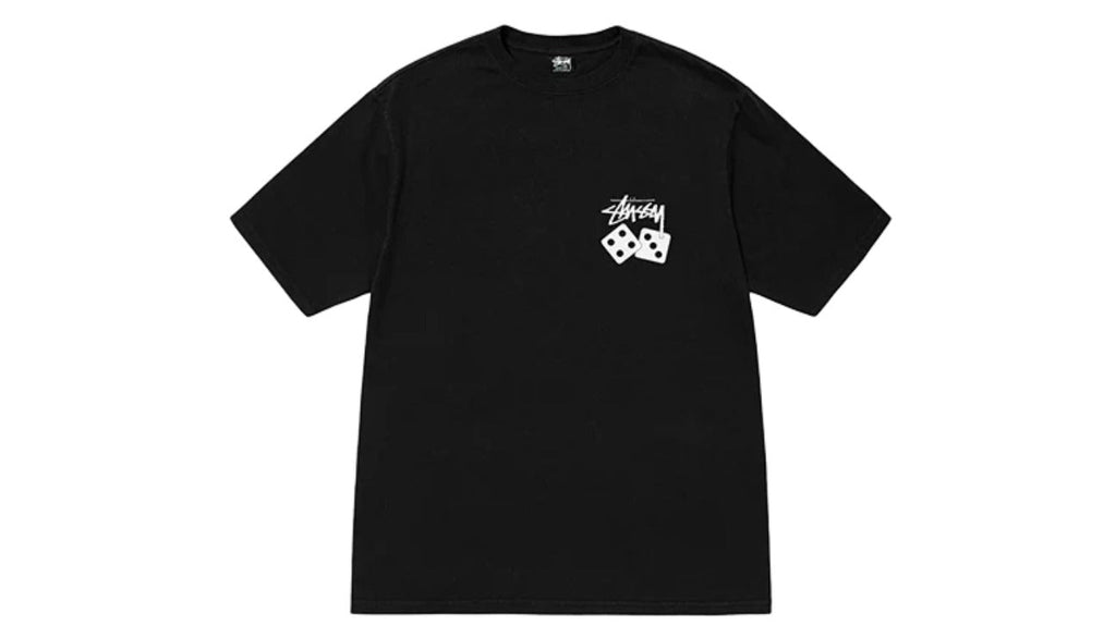 Stussy Dice Pigment Dyed Tee Black