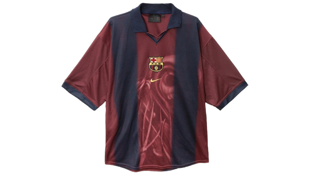 Travis Scott x Nike x FC Barcelona Retro 2000/01 Home Skeleton Jersey